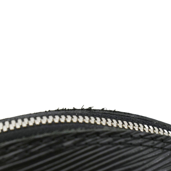 LOUIS VUITTON Alma GM Epi Leather Satchel Bag Black