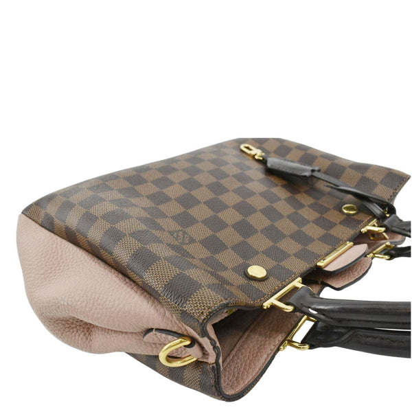 LOUIS VUITTON Brittany Damier Ebene Shoulder Bag Rose Ballerine