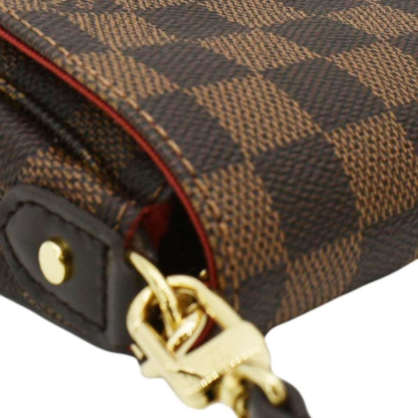 LOUIS VUITTON Favorite PM Damier Ebene Crossbody Bag Brown