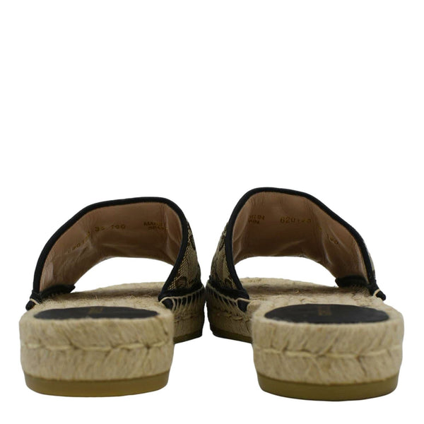 GUCCI Espadrilles GG Canvas Mules Beige 620120