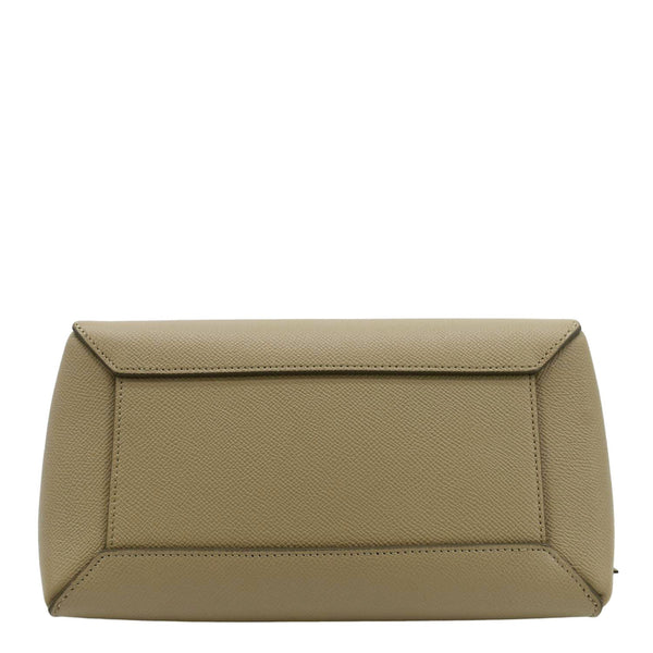CELINE Mini Belt Grained Calfskin Leather Shoulder Bag Beige