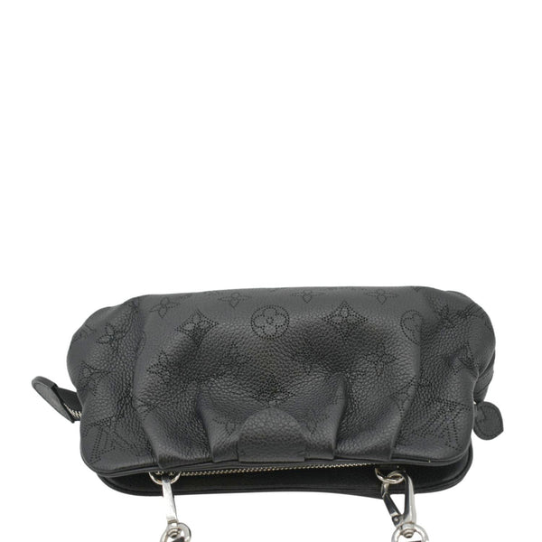 LOUIS VUITTON Scala Mini Mahina Perforated Leather Pouch Black