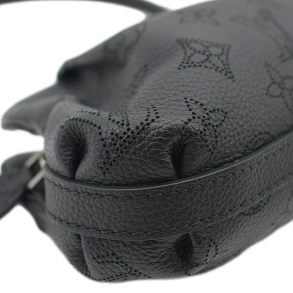 LOUIS VUITTON Scala Mini Mahina Perforated Leather Pouch Black