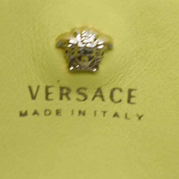 VERSACE Empire Palazzo Small Leather Shoulder Bag Yellow