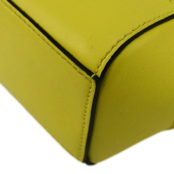 VERSACE Empire Palazzo Small Leather Shoulder Bag Yellow