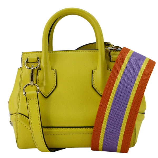 VERSACE Empire Palazzo Small Leather Shoulder Bag Yellow