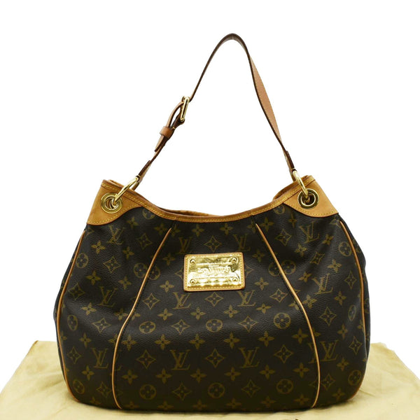 LOUIS VUITTON Galliera PM Monogram Canvas Shoulder Bag Brown