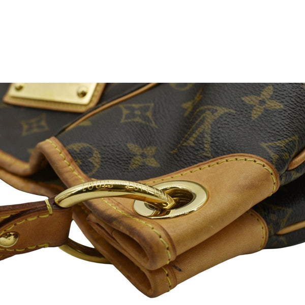 LOUIS VUITTON Galliera PM Monogram Canvas Shoulder Bag Brown