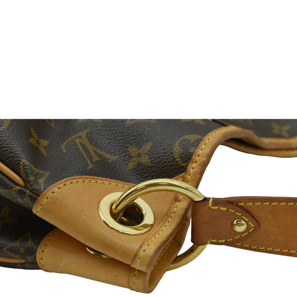 LOUIS VUITTON Galliera PM Monogram Canvas Shoulder Bag Brown