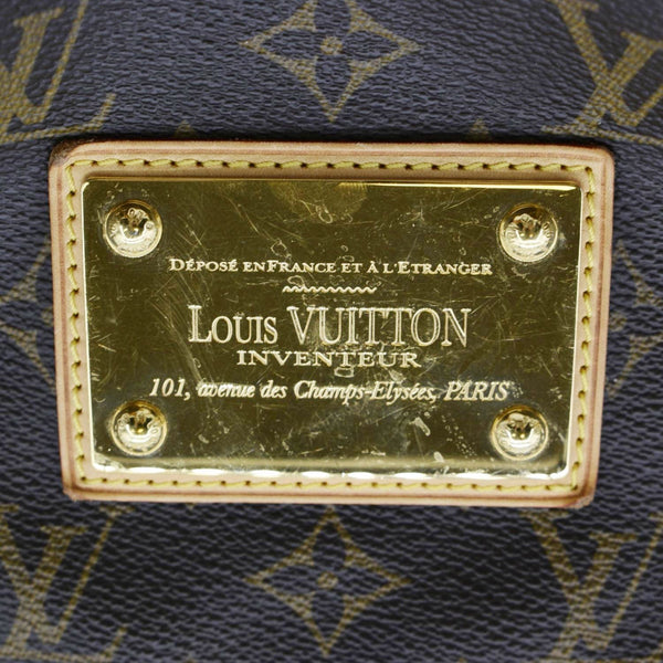 LOUIS VUITTON Galliera PM Monogram Canvas Shoulder Bag Brown