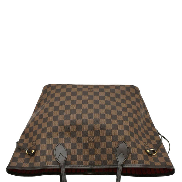 LOUIS VUITTON Neverfull MM Damier Ebene upper look