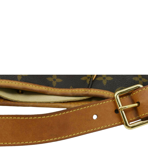 LOUIS VUITTON Galliera PM Monogram Canvas Shoulder Bag Brown