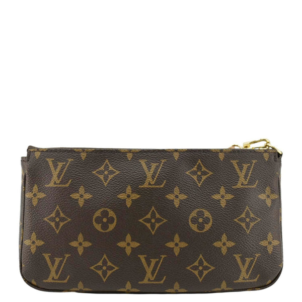 LOUIS VUITTON Pochette Accessories NM Monogram Canvas Pouch Bag Brown