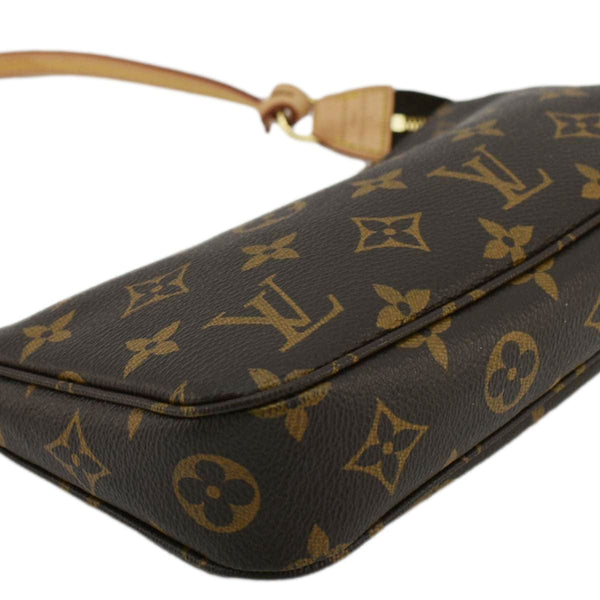 LOUIS VUITTON Pochette Accessories NM Monogram Canvas Pouch Bag Brown