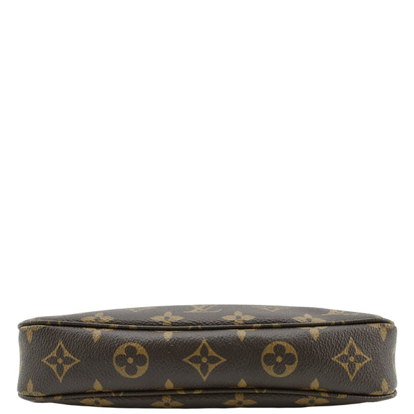 LOUIS VUITTON Pochette Accessories NM Monogram Canvas Pouch Bag Brown