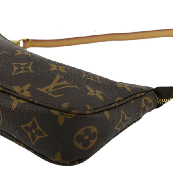 LOUIS VUITTON Pochette Accessories NM Monogram Canvas Pouch Bag Brown