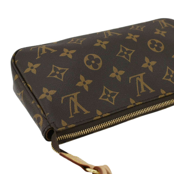 LOUIS VUITTON Pochette Accessories NM Monogram Canvas Pouch Bag Brown