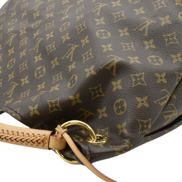 LOUIS VUITTON Artsy GM Monogram Canvas Hobo Bag Brown