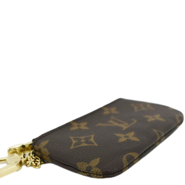 LOUIS VUITTON Key Coin Pouch Monogram Canvas Brown