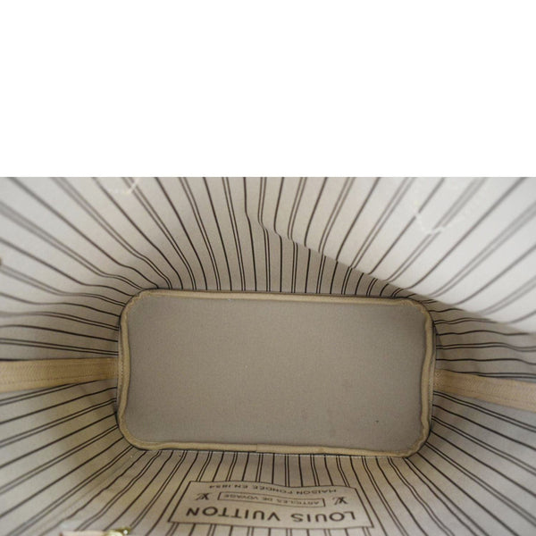 LOUIS VUITTON Neverfull MM Monogram Canvas Tote Bag Brown