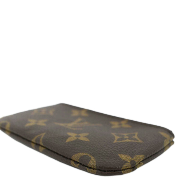 LOUIS VUITTON Key Coin Pouch Monogram Canvas Brown