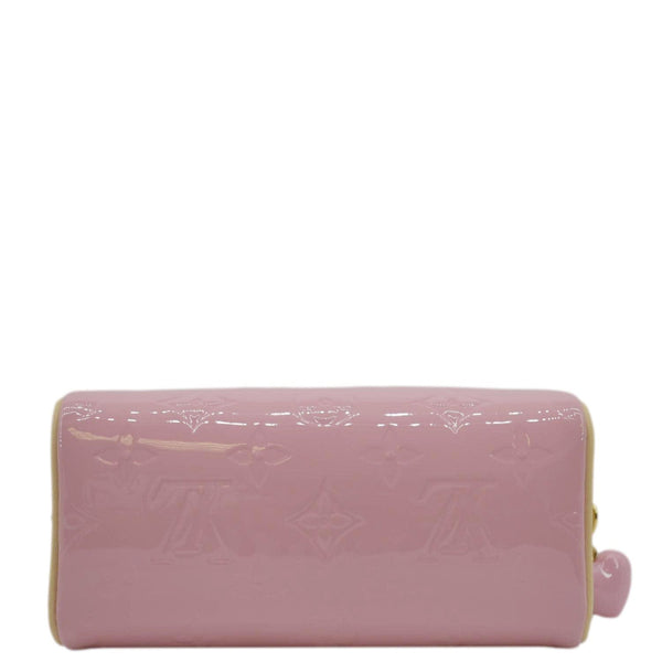 LOUIS VUITTON Nano Speedy Monogram Vernis Crossbody Bag Light Mochi Pink