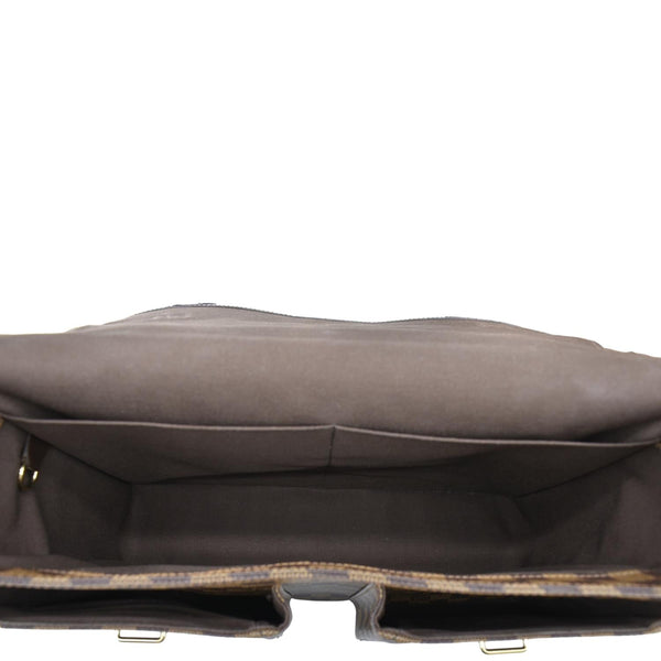 LOUIS VUITTON Broadway Damier Ebene Messenger Bag Brown