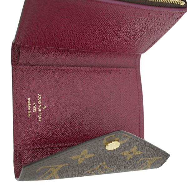 LOUIS VUITTON Victorine Monogram Canvas Wallet Brown