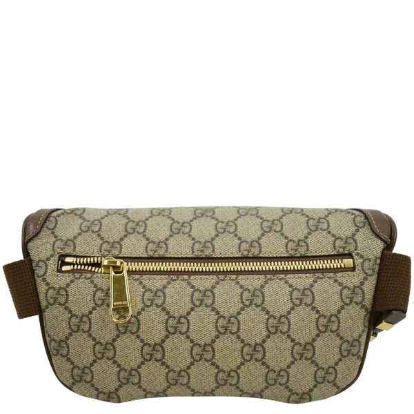 GUCCI Interlocking G Supreme Canvas Belt Bag Beige 682933