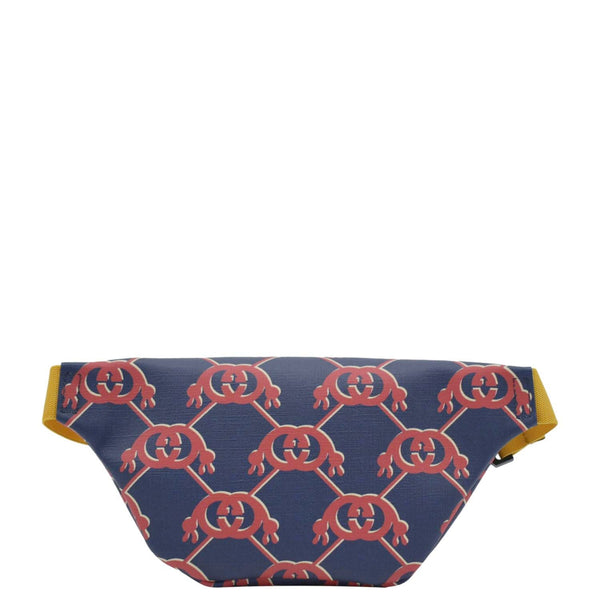 GUCCI Children's Interlocking G Snail Print Canvas Bumbag Blue 502095