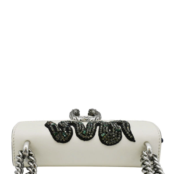 GUCCI Dionysus Embroidered Shoulder Bag Red upper side