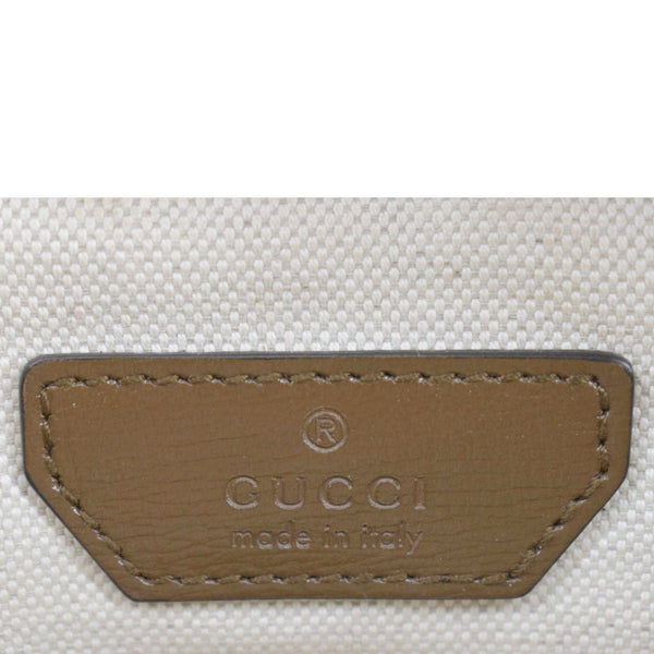 GUCCI Interlocking G Supreme Canvas Belt Bag Beige 682933