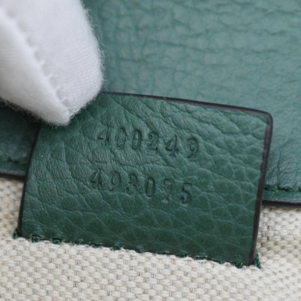 GUCCI Dionysus Small Leather Shoulder Bag Emerald Green 400249
