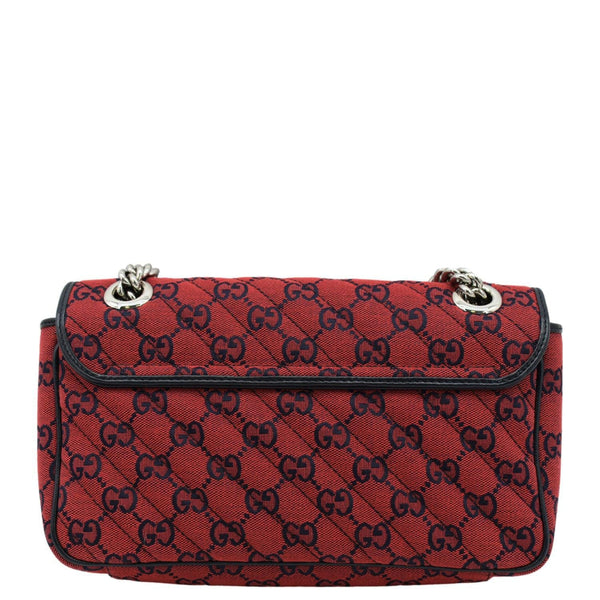 GUCCI GG Marmont Small Canvas Crossbody Bag back look