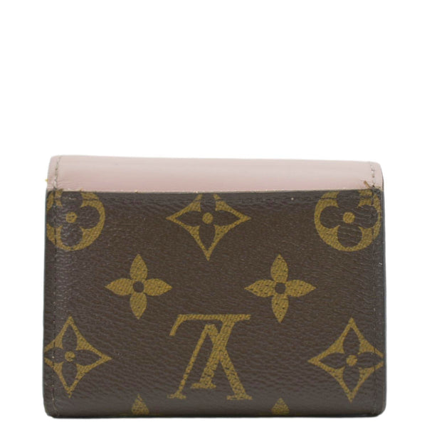LOUIS VUITTON Zoe Monogram Leather Wallet Rose Ballerine