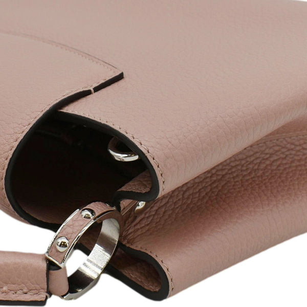 LOUIS VUITTON Capucines BB Taurillon Leather Shoulder Bag Baby Pink