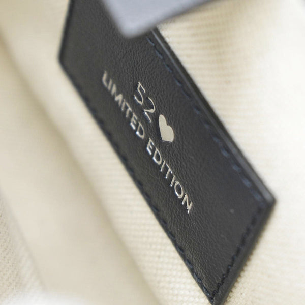 GUCCI GG Marmont Small Floral Embroidered Canvas Crossbody Bag Red 443497