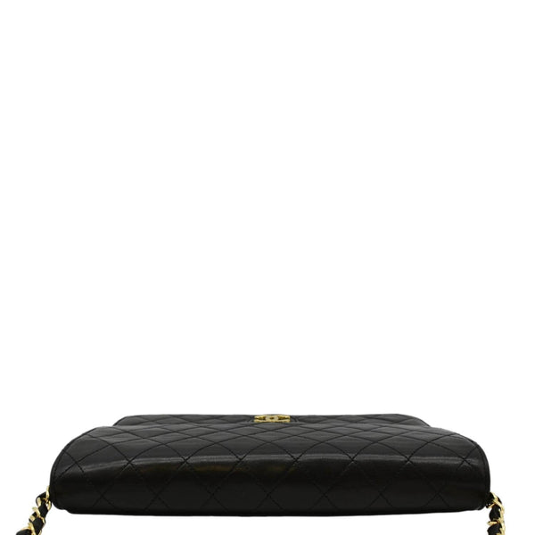 CHANEL Half Flap Shoulder Bag Black upper look