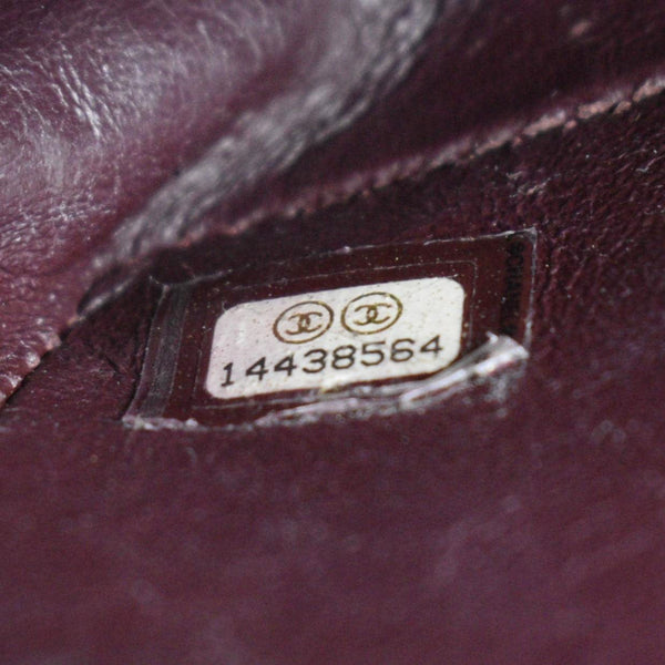 CHANEL Classic Medium Double Flap Leather Shoulder Bag Black