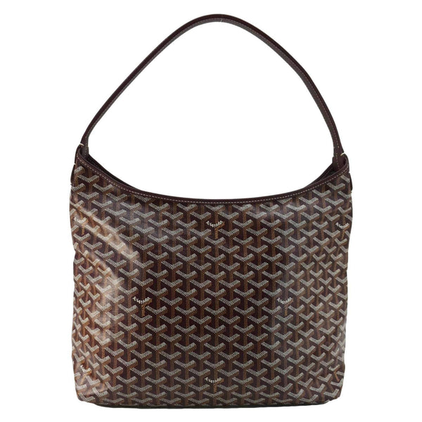 GOYARD Boheme Canvas Hobo Bag Burgundy