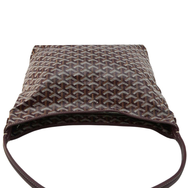 GOYARD Boheme Canvas Hobo Bag Burgundy