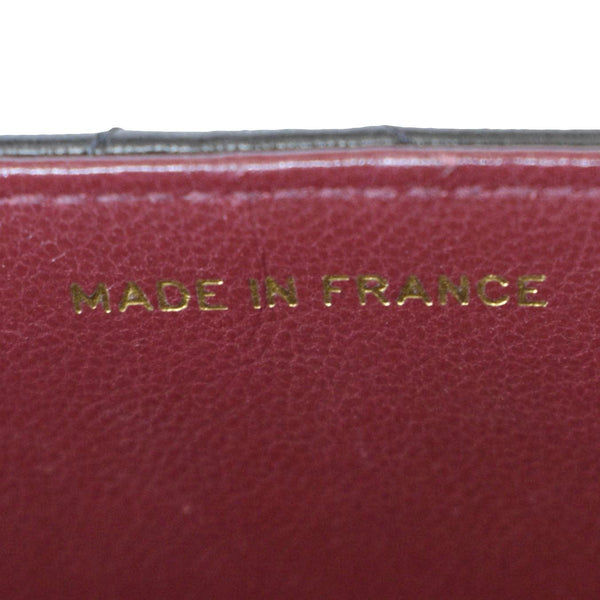 CHANEL Half Flap Medium Quilted Leather Shoulder Bag Black