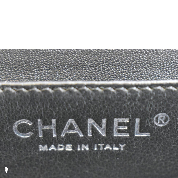 CHANEL Classic Maxi Single Flap Quilted Caviar Leather Shoulder Bag Black