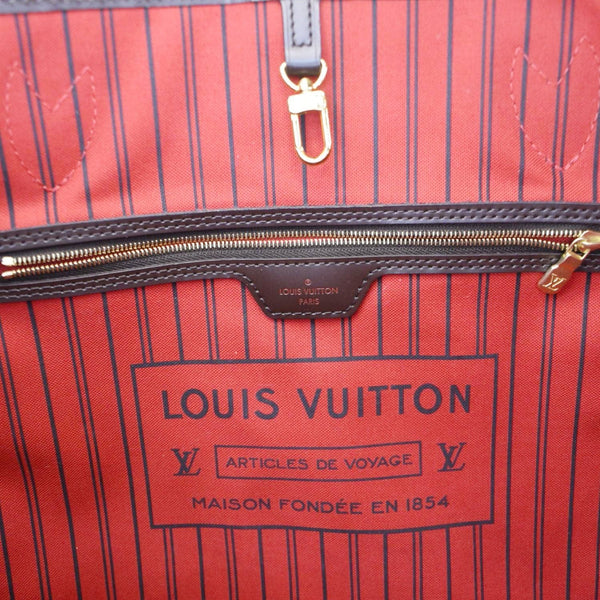 LOUIS VUITTON Neverfull GM Monogram Canvas Tote Bag Brown