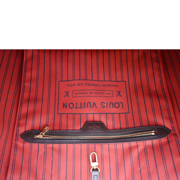 LOUIS VUITTON Neverfull GM Monogram Canvas Tote Bag Brown