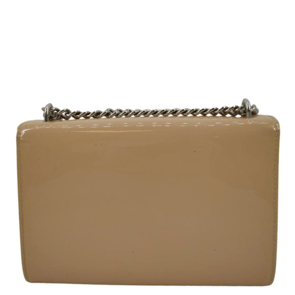 LOUIS VUITTON Chain Louise GM Leather Shoulder Bag Beige