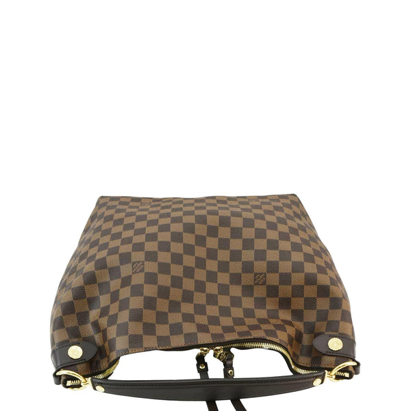 LOUIS VUITTON Duomo Damier Ebene Hobo Bag Brown