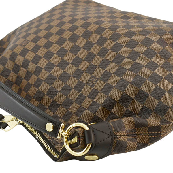 LOUIS VUITTON Duomo Damier Ebene Hobo Bag Brown