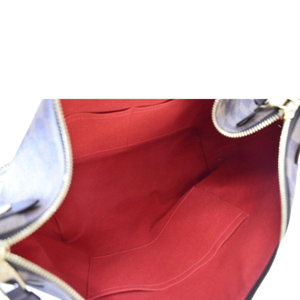 LOUIS VUITTON Duomo Damier Ebene Hobo Bag Brown