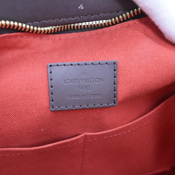 LOUIS VUITTON Duomo Damier Ebene Hobo Bag Brown